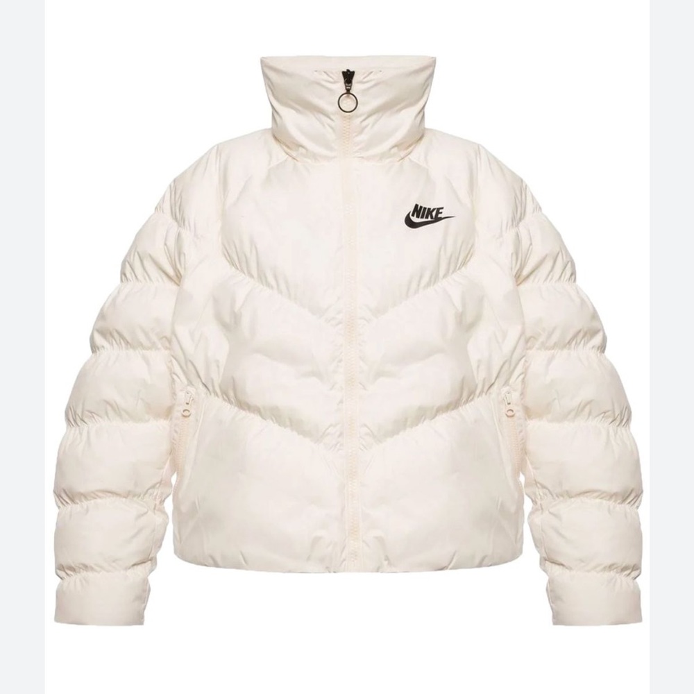 Size XS puffer - white Nike